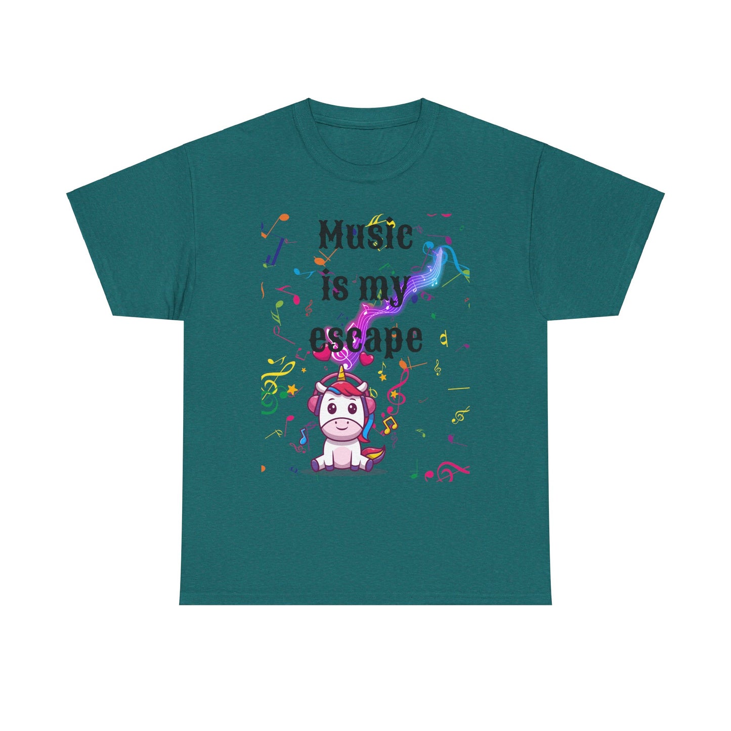 Music is Unisex Heavy Cotton Tee