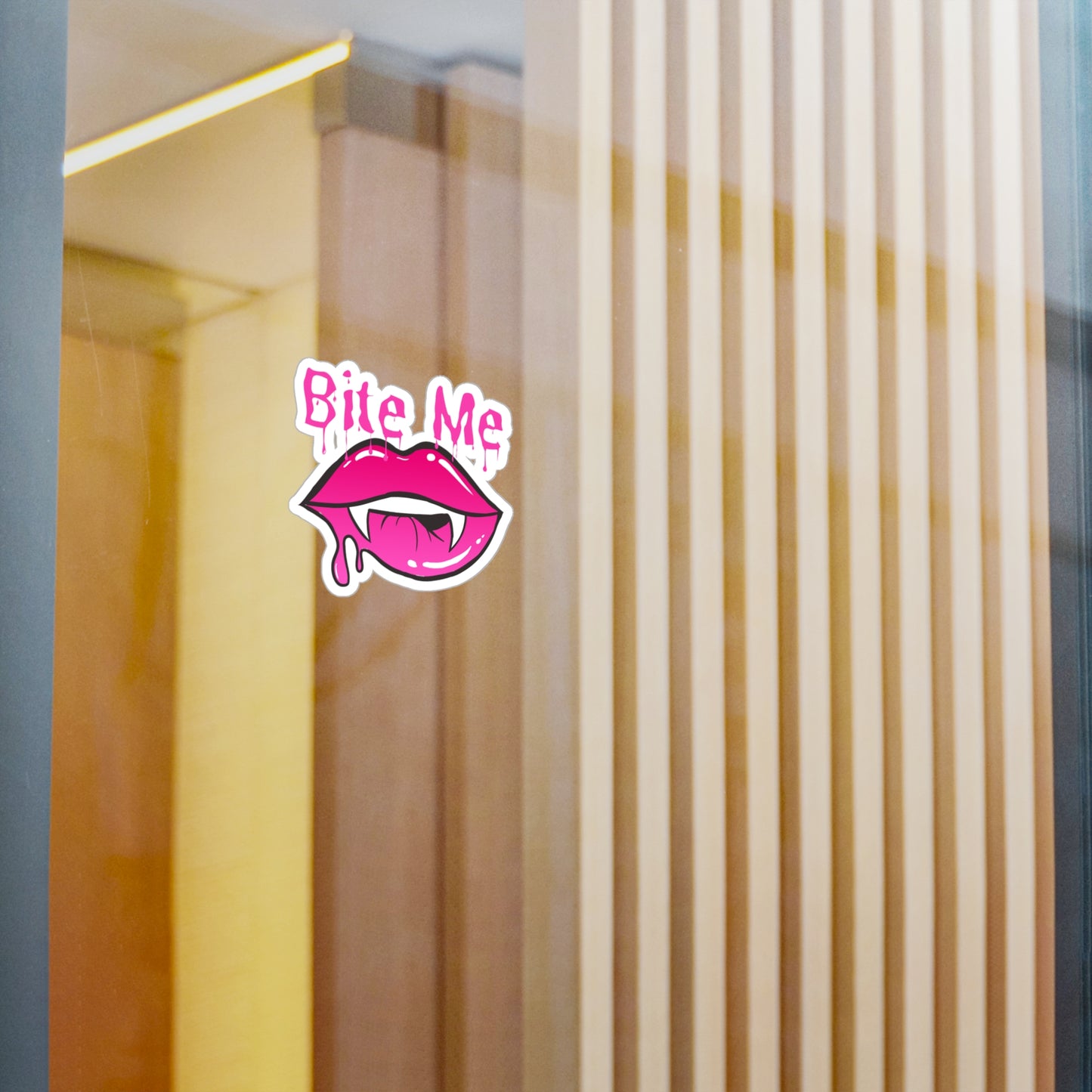 Bite Me Kiss-Cut Vinyl Decals