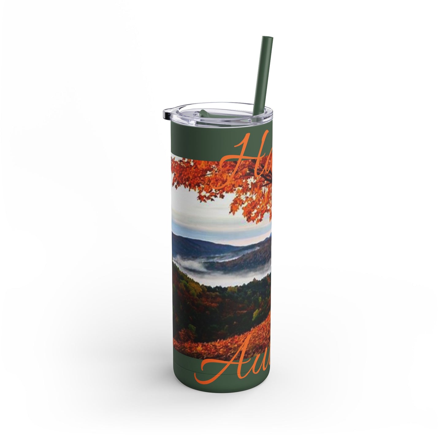 Happy Autumn Maars Maker Skinny Matte Tumbler, 20oz
