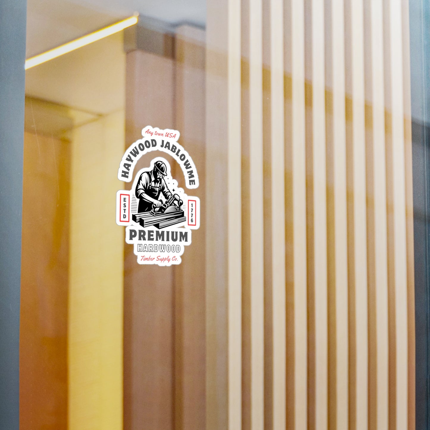 Premium Hardwood Vinyl Decal