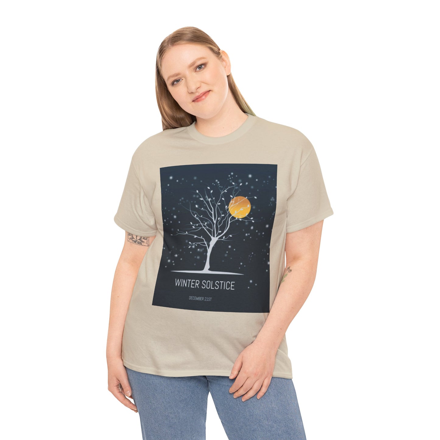 Winter Solstice Unisex Heavy Cotton Tee