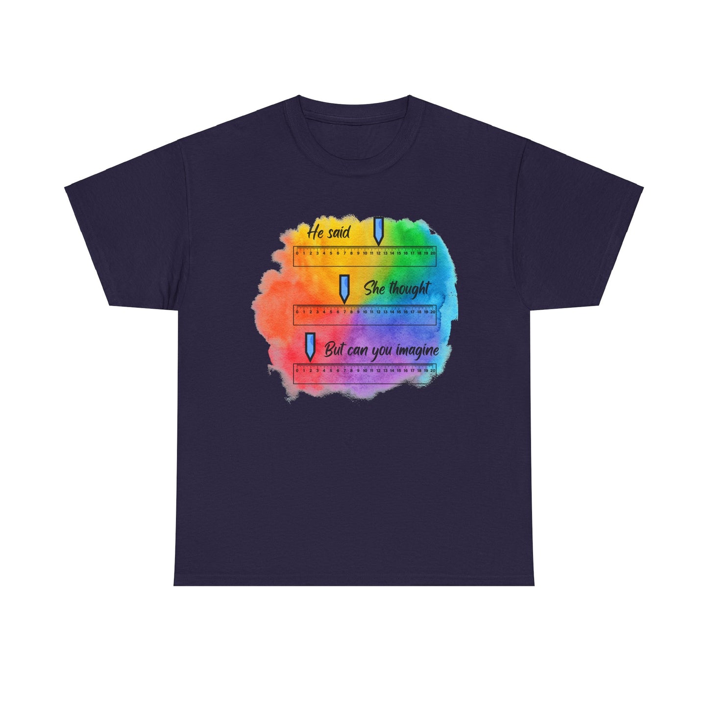 He Said Unisex Heavy Cotton Tee