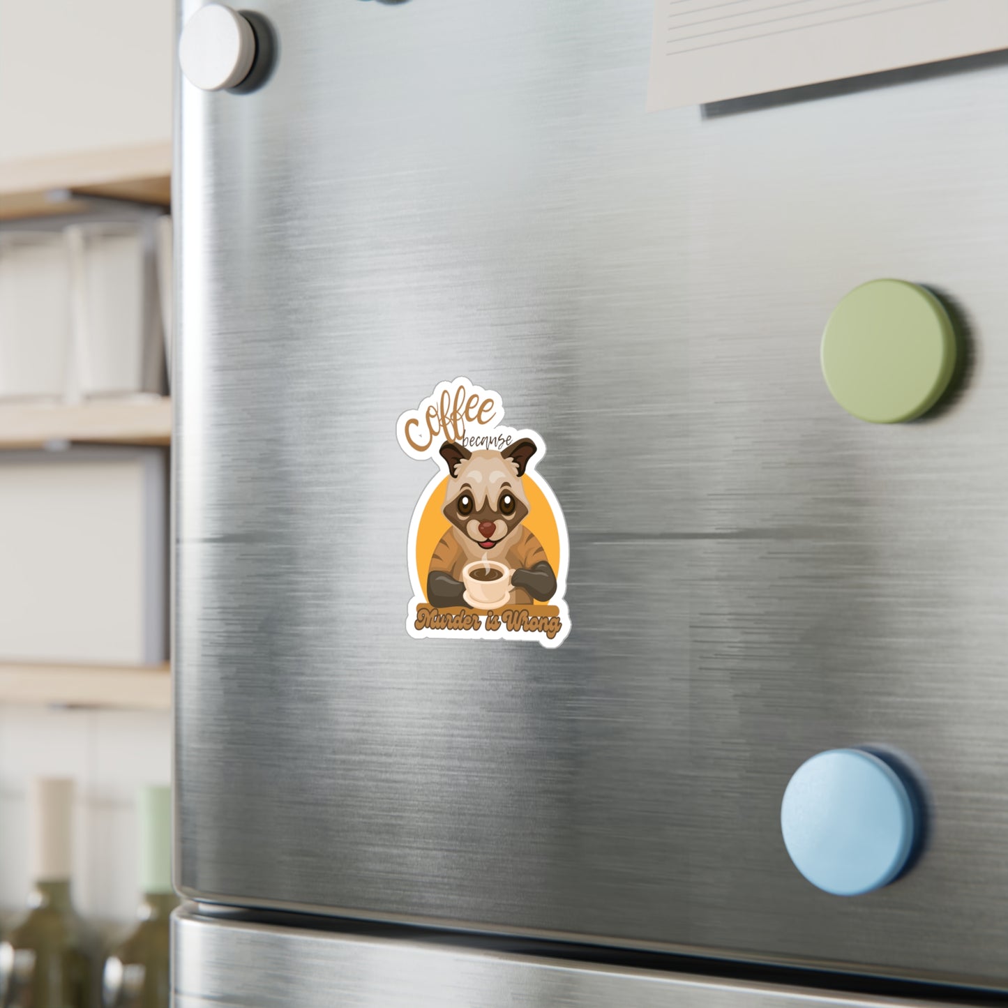 Coffee Kiss-Cut Vinyl Decals