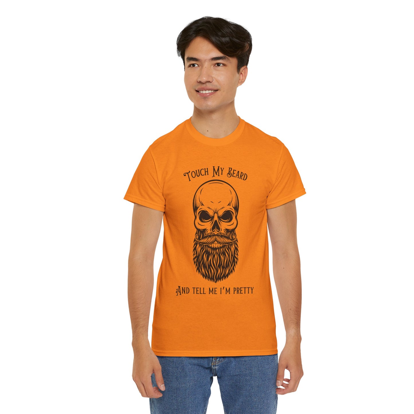 Touch My Beard Unisex Heavy Cotton Tee