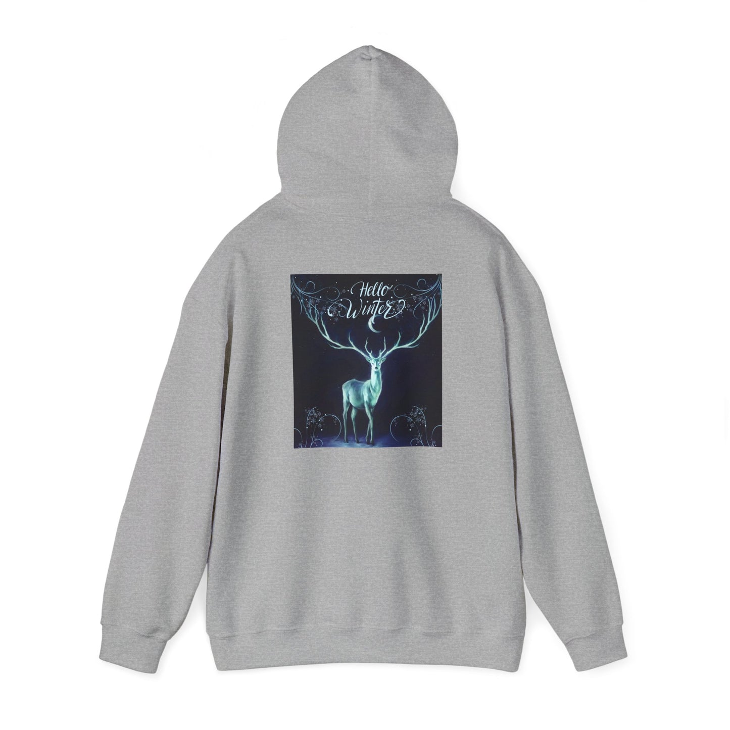 Hello Winter Unisex Heavy Blend™ Hooded Sweatshirt