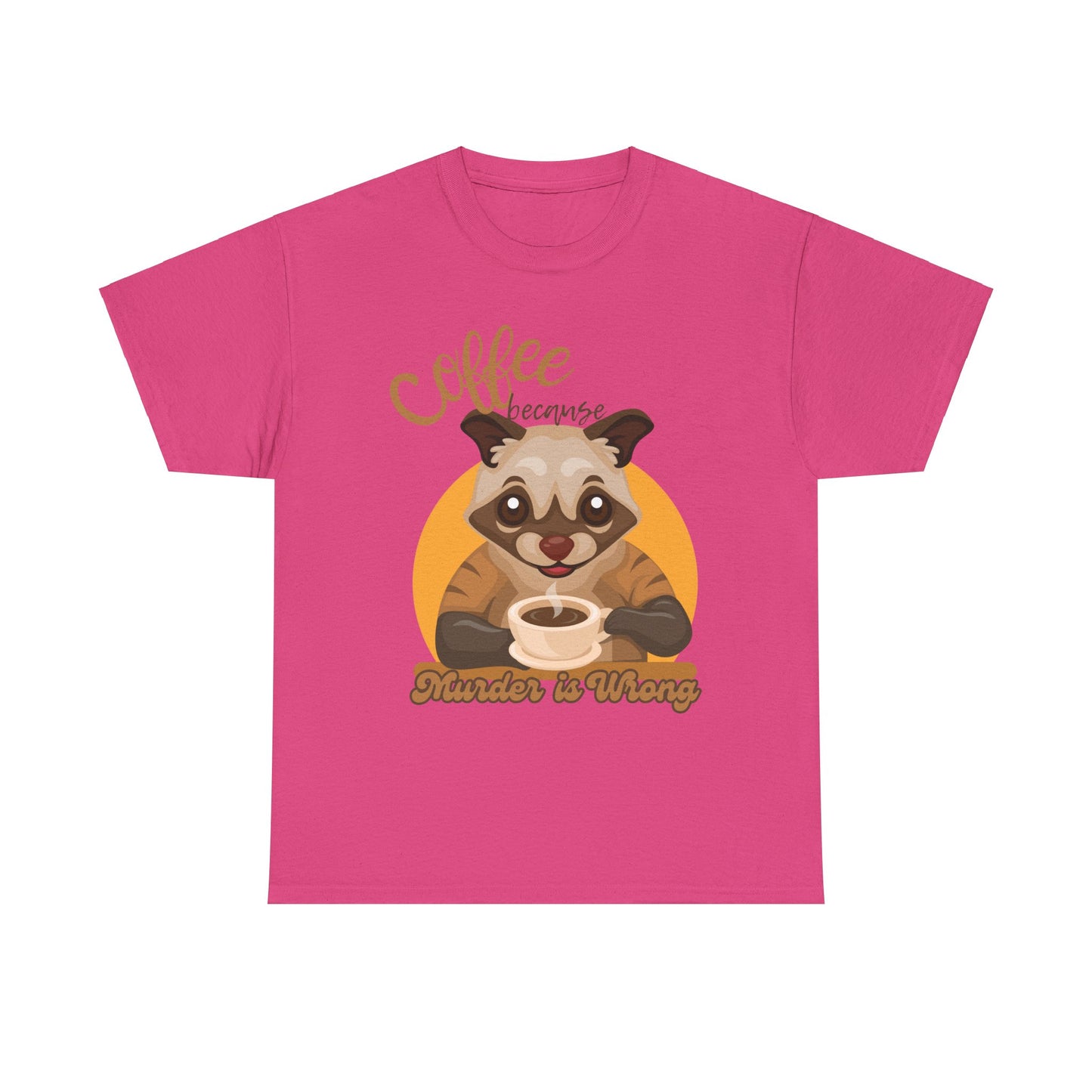 Coffee Unisex Heavy Cotton Tee