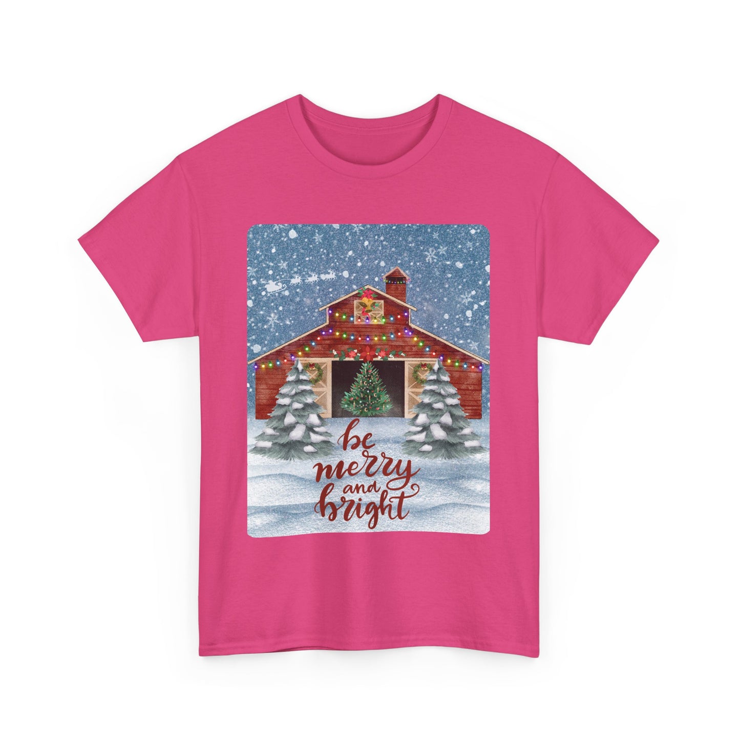 Be Merry Unisex Heavy Cotton Tee