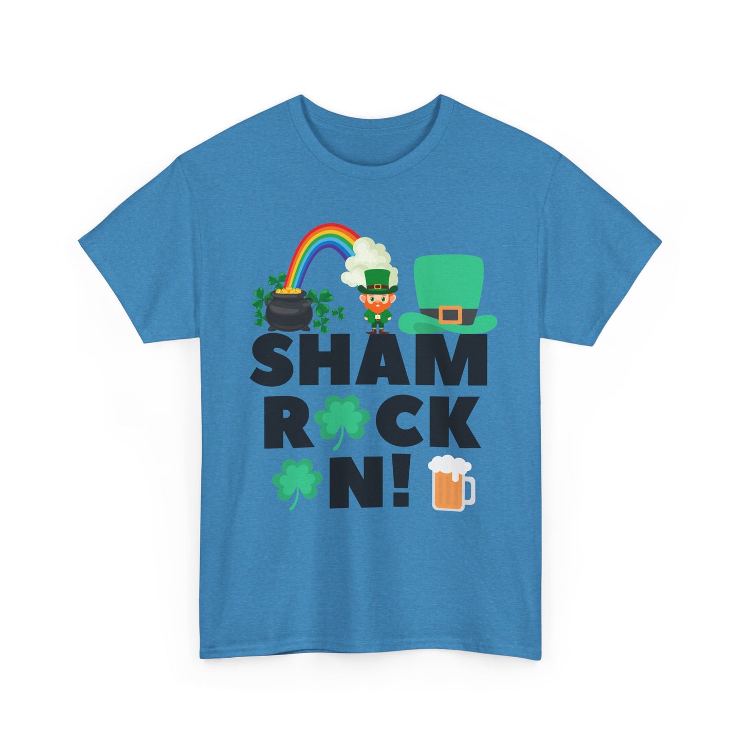 Shamrock On Unisex Heavy Cotton Tee