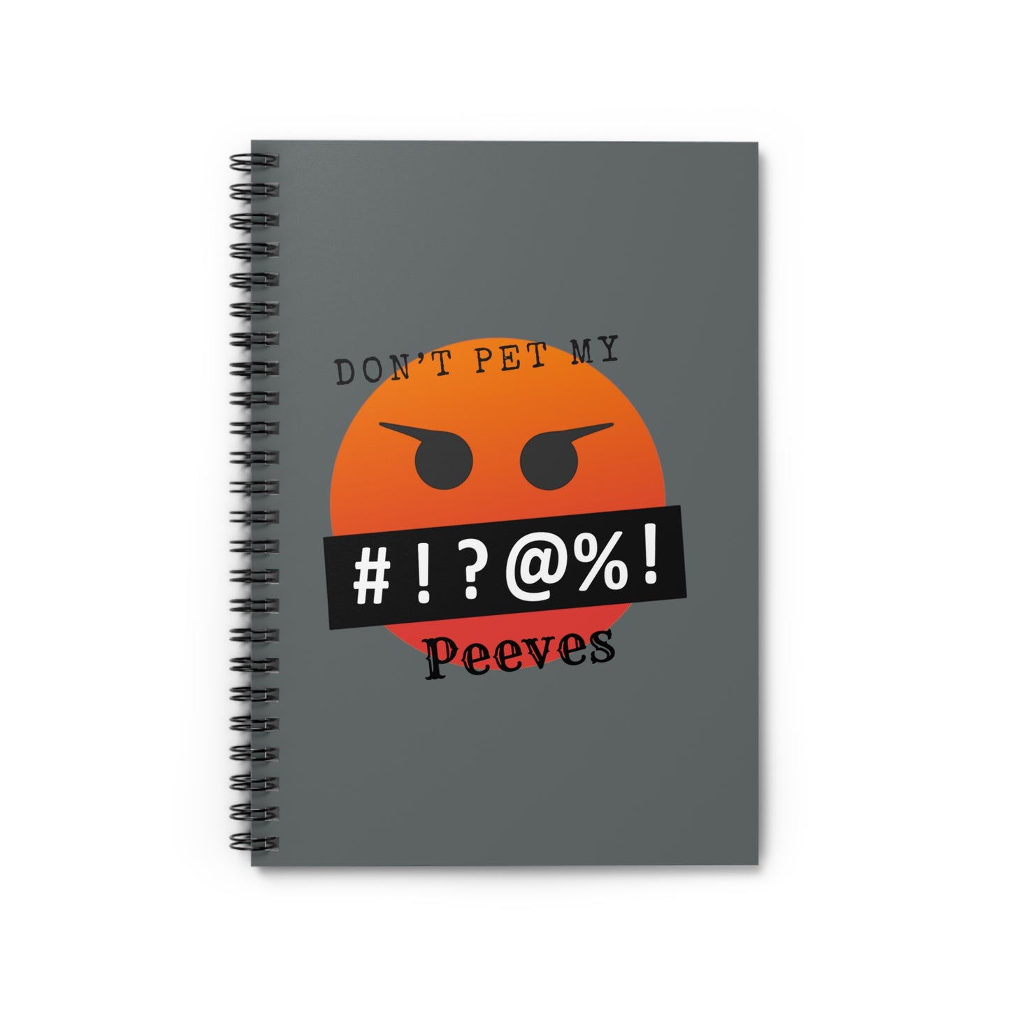 Don't Pet Spiral Notebook - Ruled Line