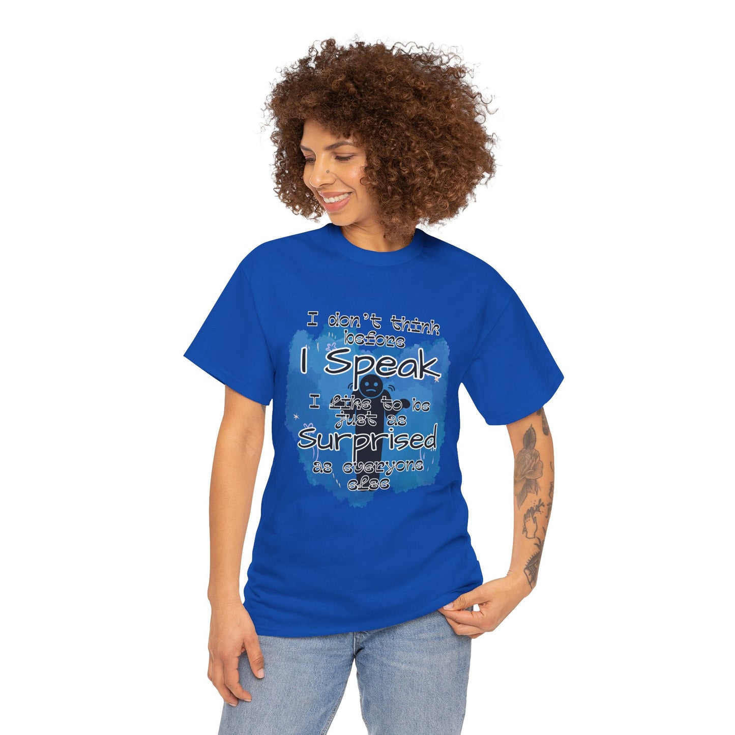 I Don't Think Unisex Heavy Cotton Tee
