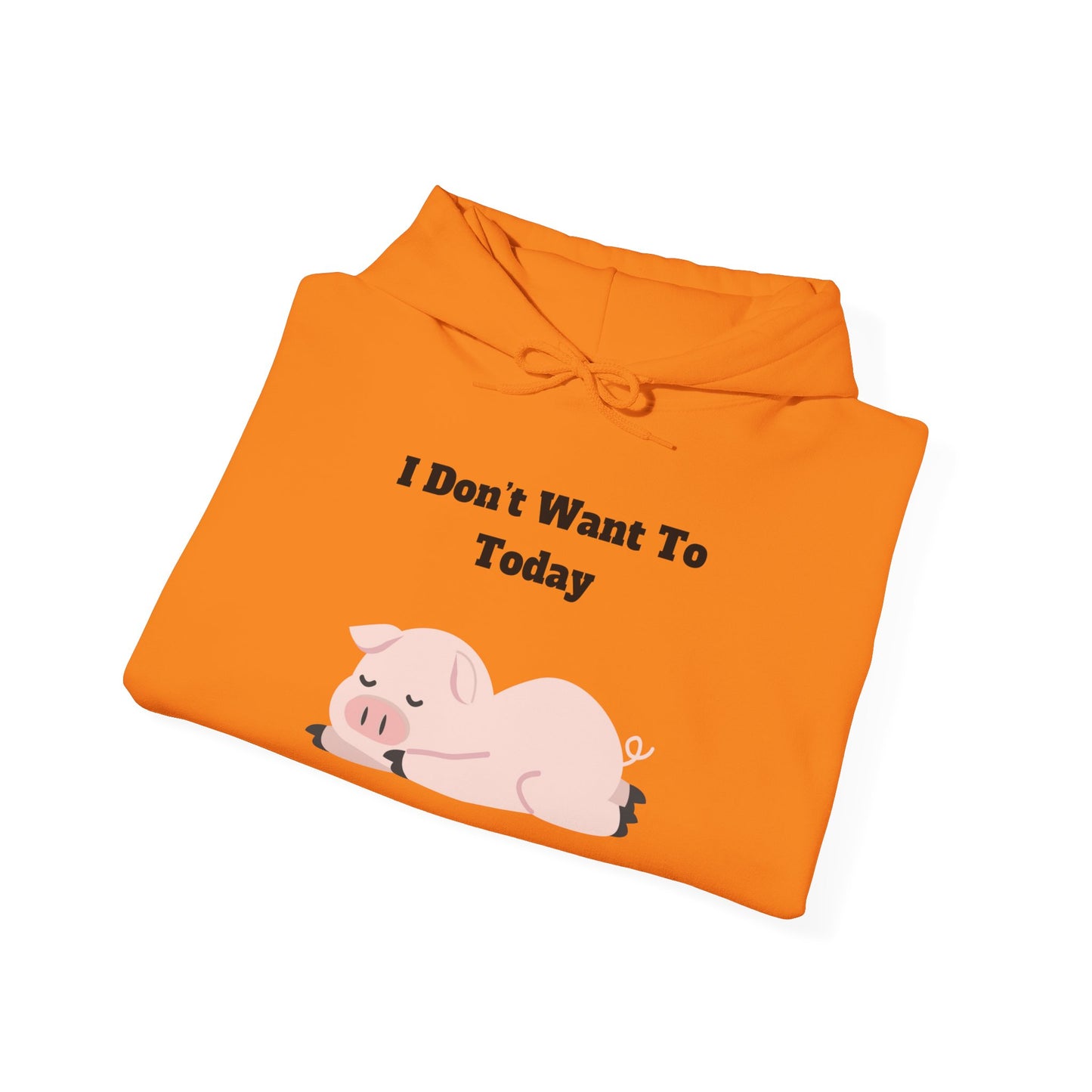 I Don't Want To Today Unisex Heavy Blend™ Hooded Sweatshirt
