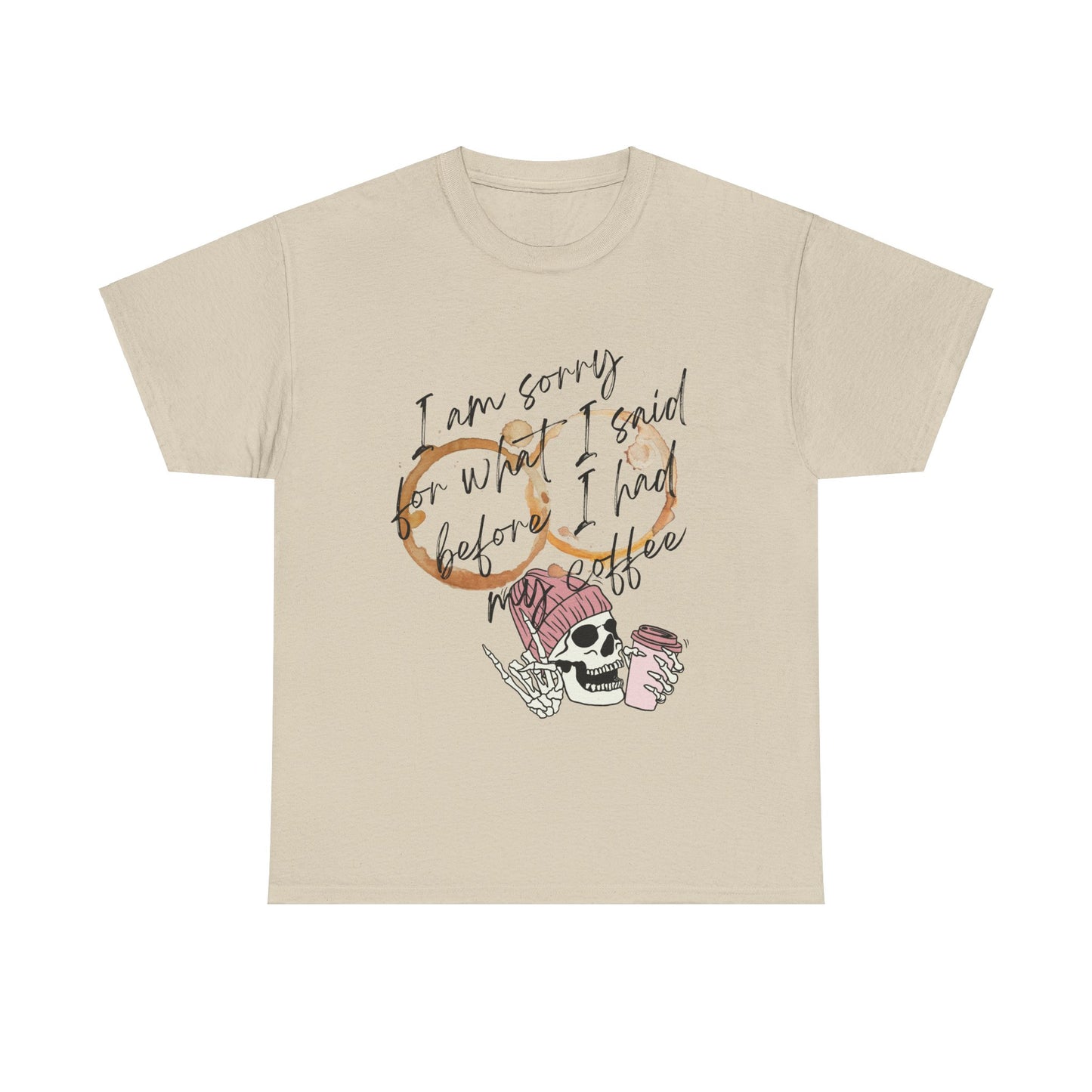 Coffee Unisex Heavy Cotton Tee
