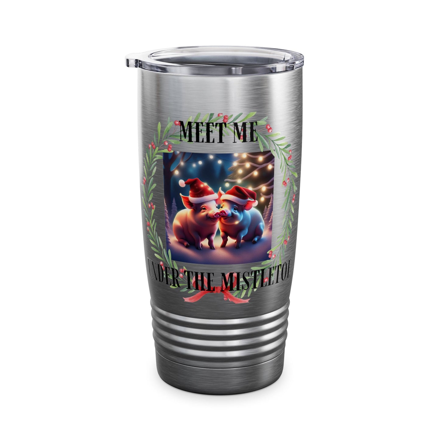 XMas pigs Ringneck Tumbler, 20oz