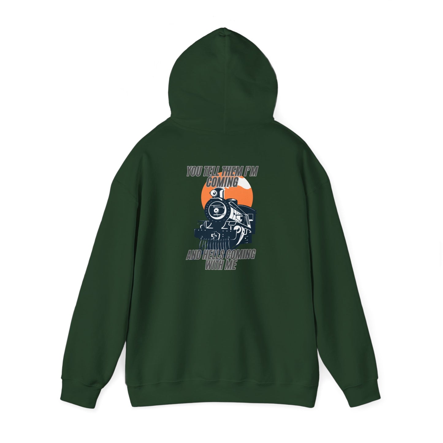 Hell's Coming Unisex Heavy Blend™ Hooded Sweatshirt