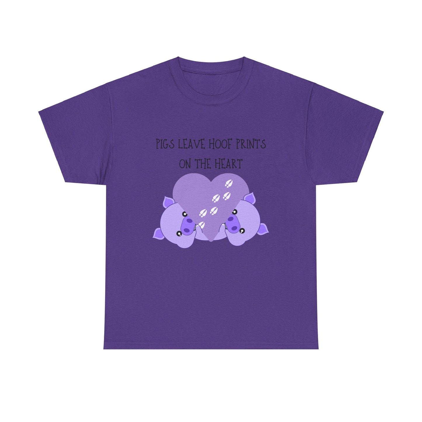 Pigs leave Unisex Heavy Cotton Tee