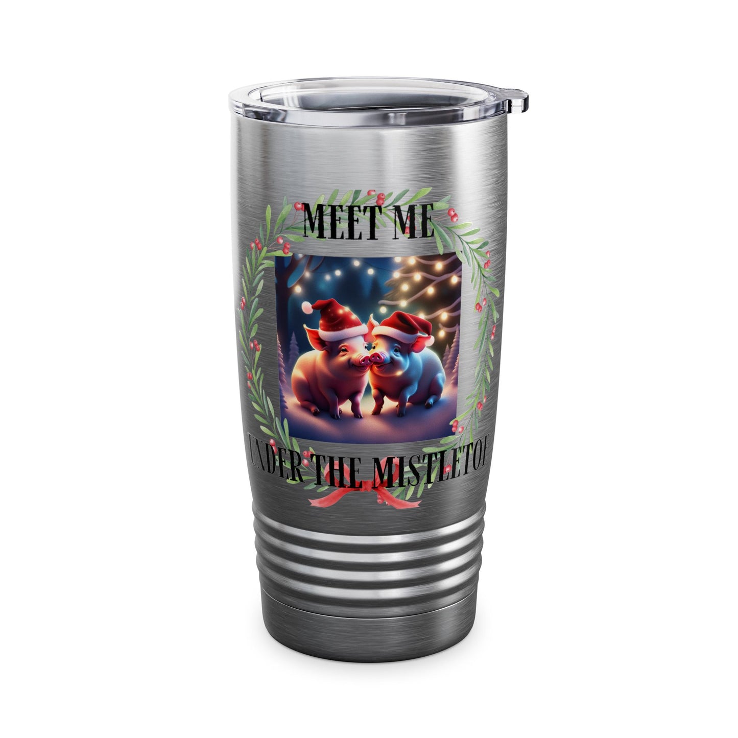 XMas pigs Ringneck Tumbler, 20oz