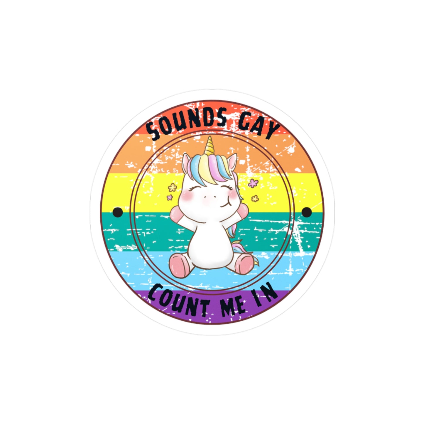 Sounds Gay Vinyl Decals
