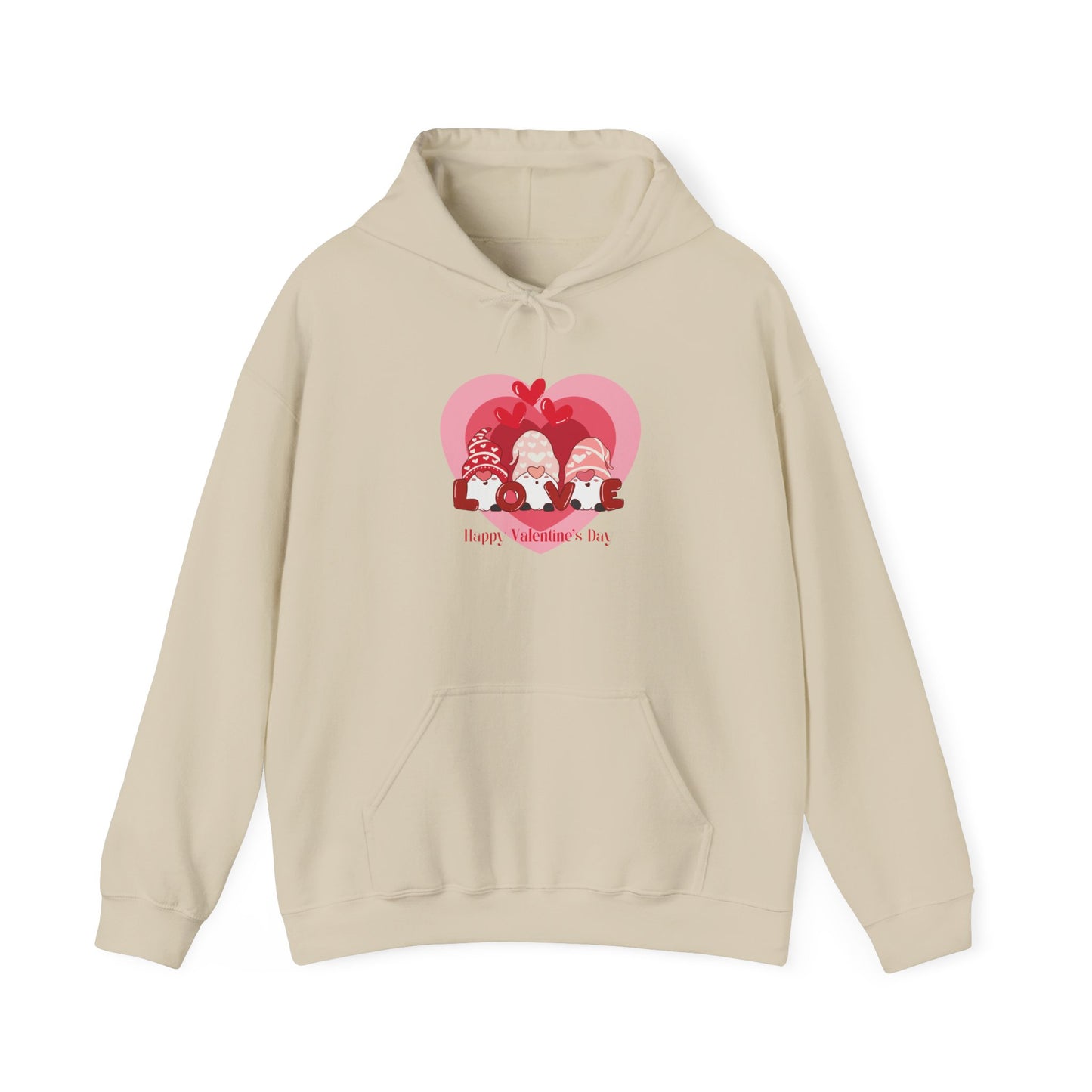 Valentines Gnome Unisex Heavy Blend™ Hooded Sweatshirt