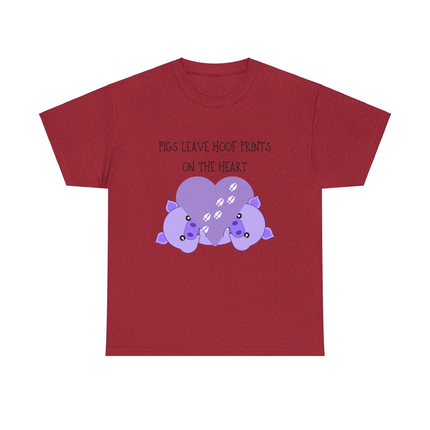 Pigs leave Unisex Heavy Cotton Tee