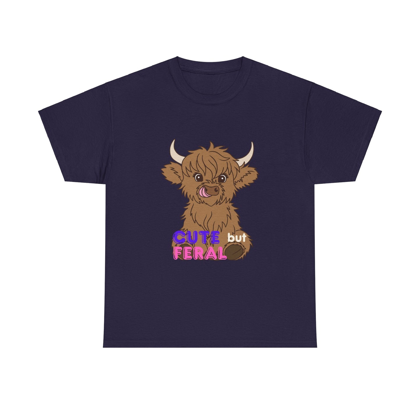 Cute but Feral Unisex Heavy Cotton Tee