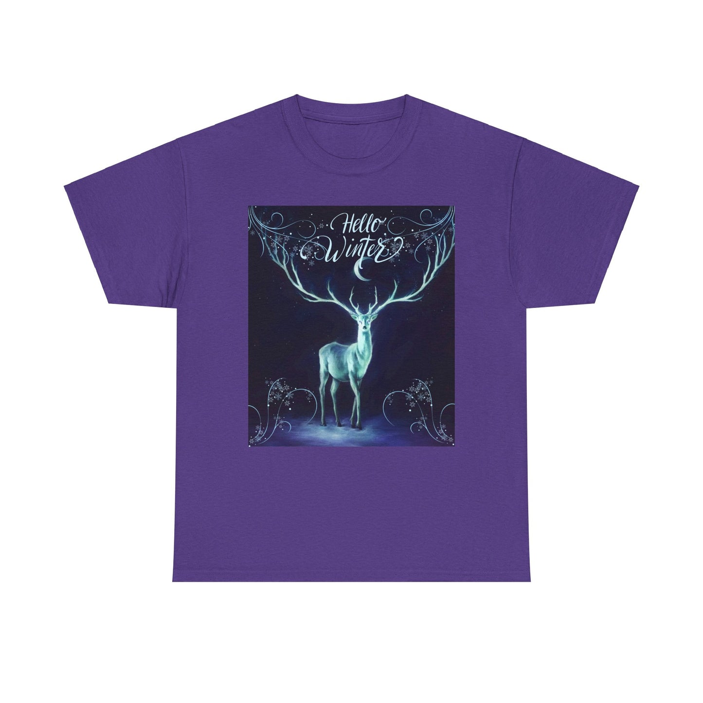 Hello Winter Unisex Heavy Cotton Tee