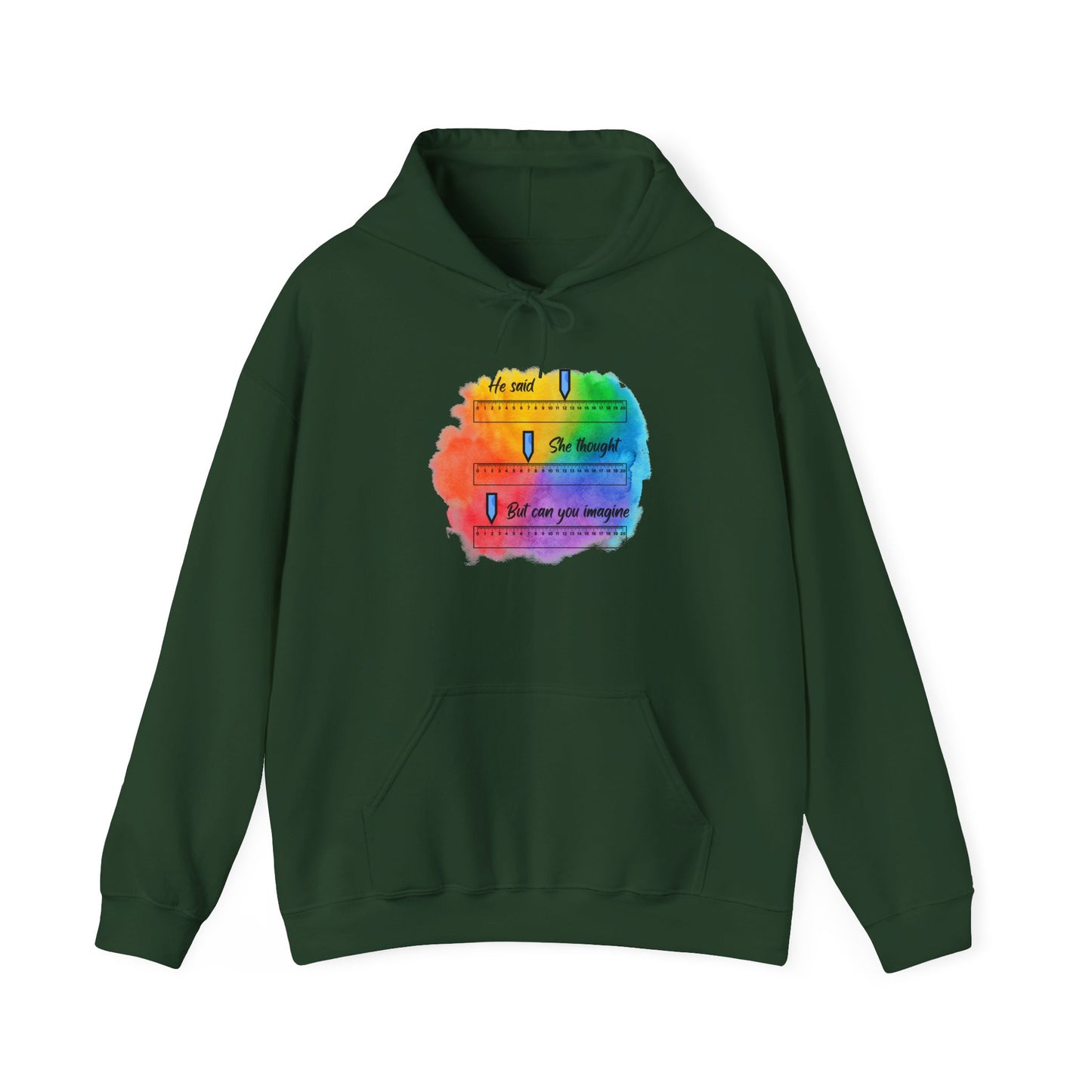 He Said Unisex Heavy Blend™ Hooded Sweatshirt