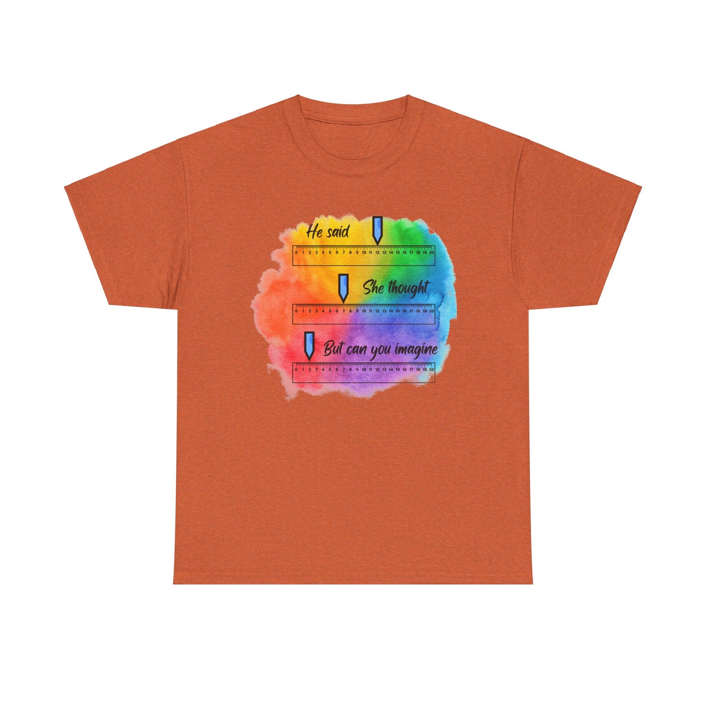 He Said Unisex Heavy Cotton Tee