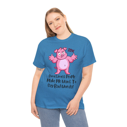 Bad Words Unisex Heavy Cotton Tee