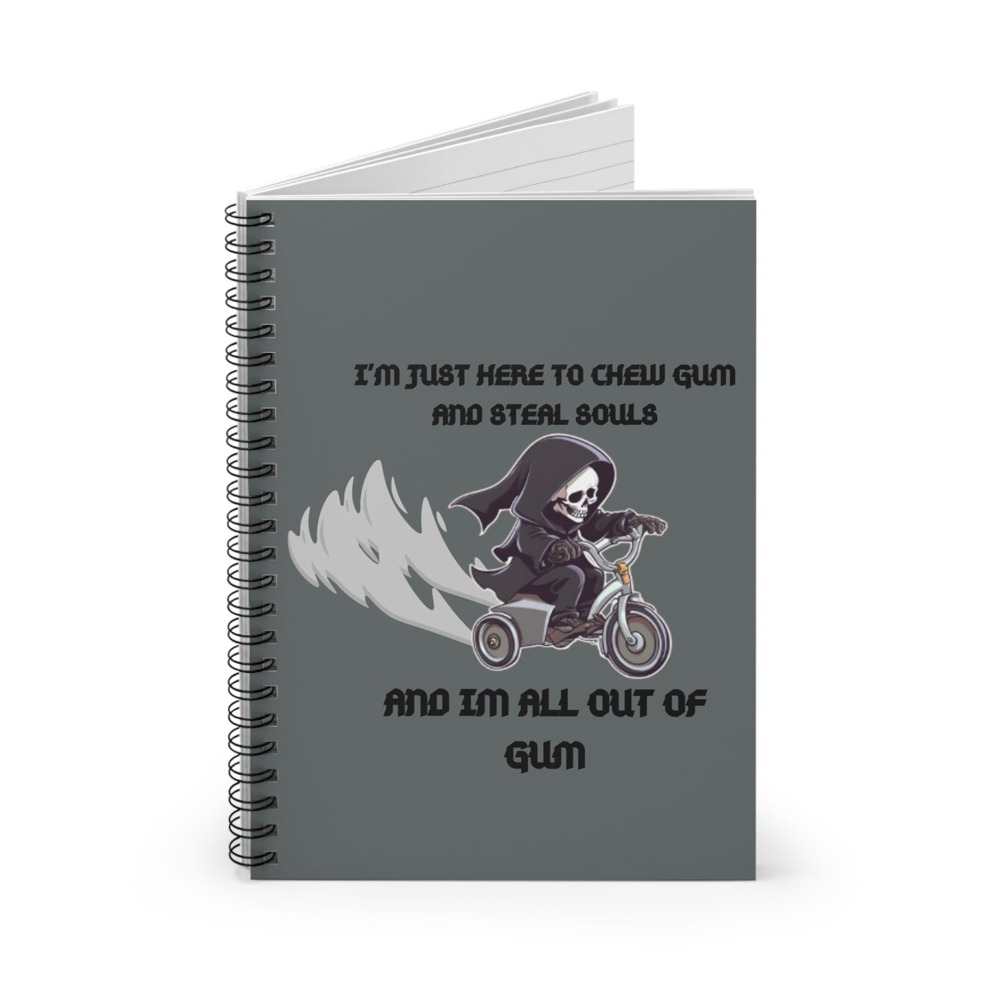 Steal Souls Spiral Notebook - Ruled Line