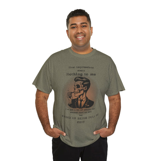 First Impressions Unisex Heavy Cotton Tee