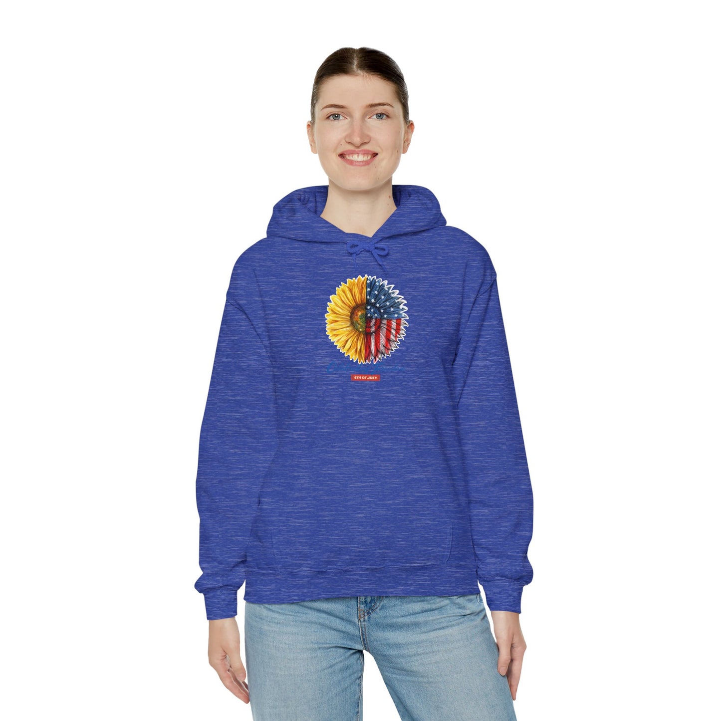 Sunflower American Flag Apparel