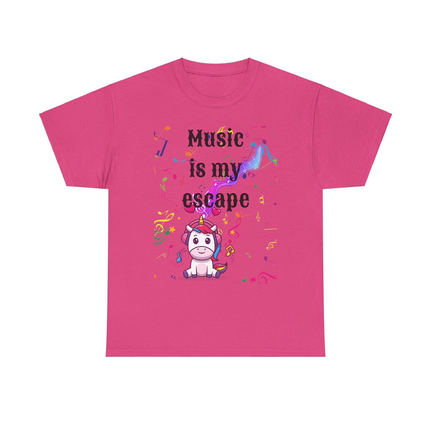 Music is Unisex Heavy Cotton Tee