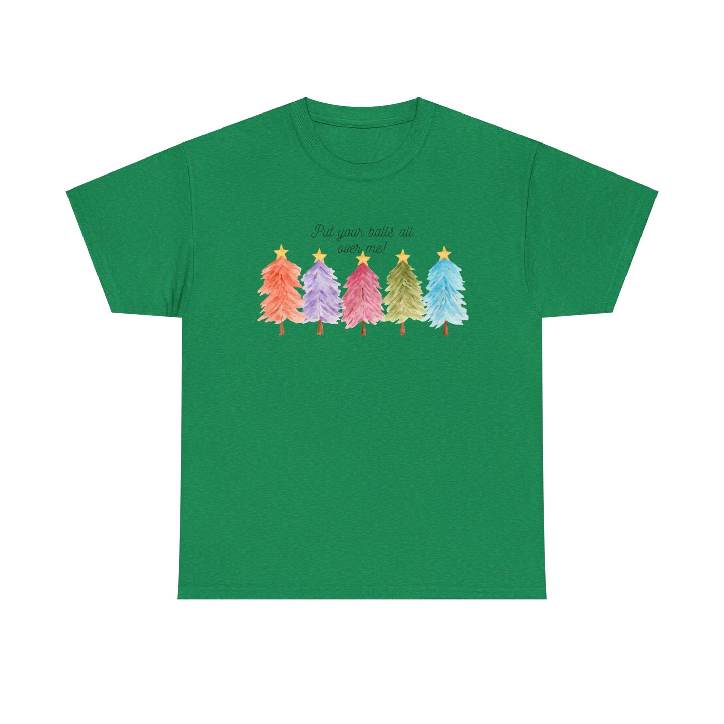 Christmas trees Unisex Heavy Cotton Tee