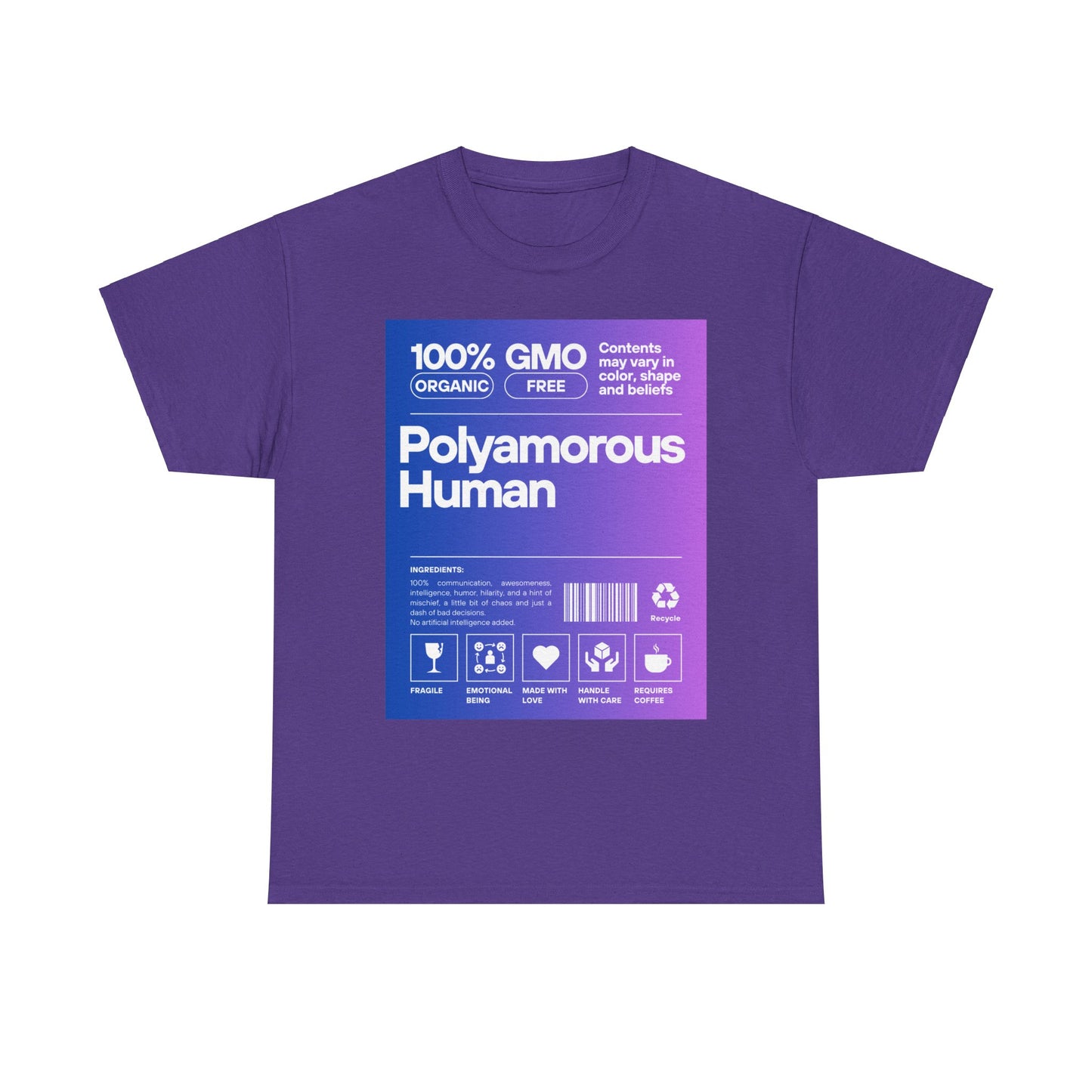 Polyamorous Unisex Heavy Cotton Tee