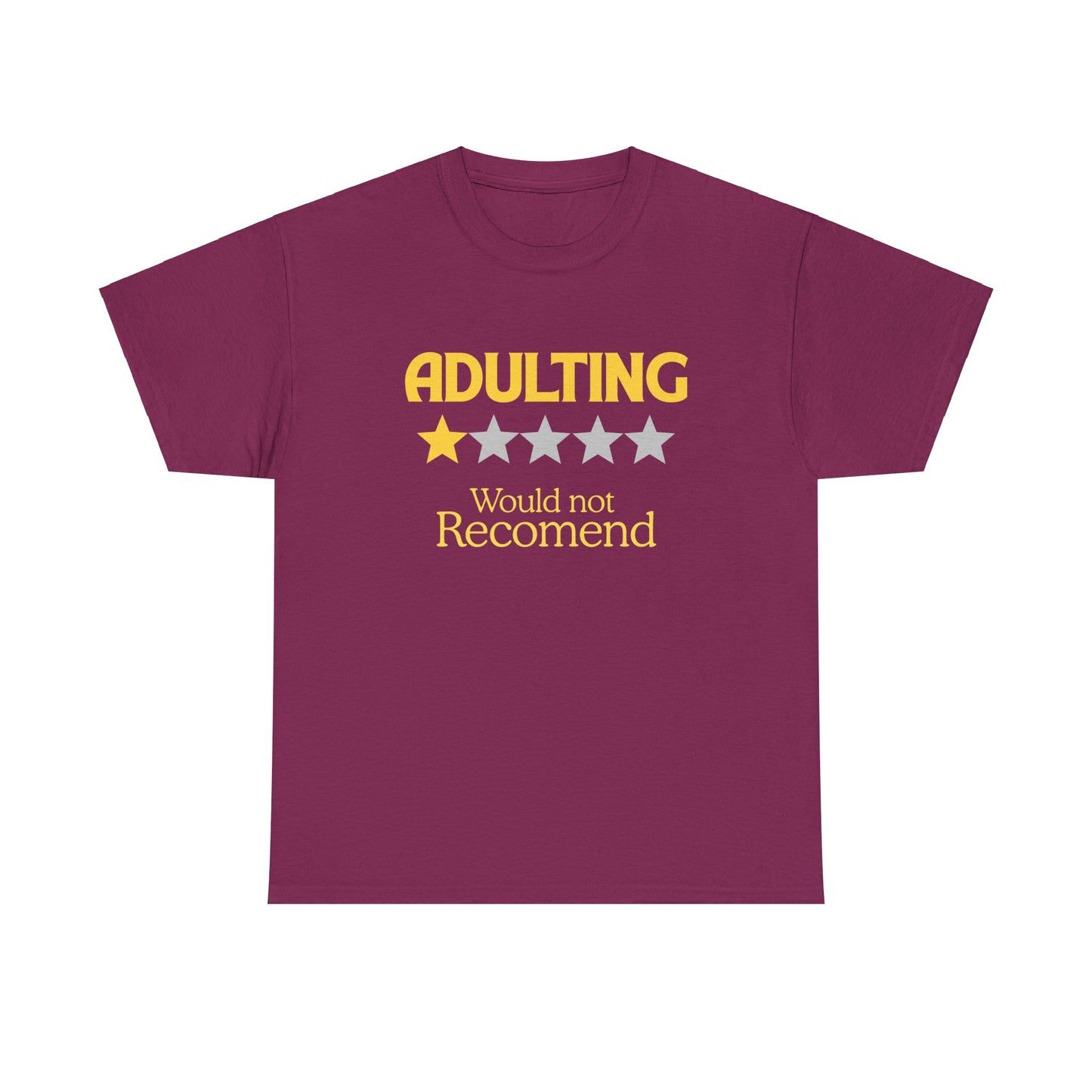 Adulting Unisex Heavy Cotton Tee
