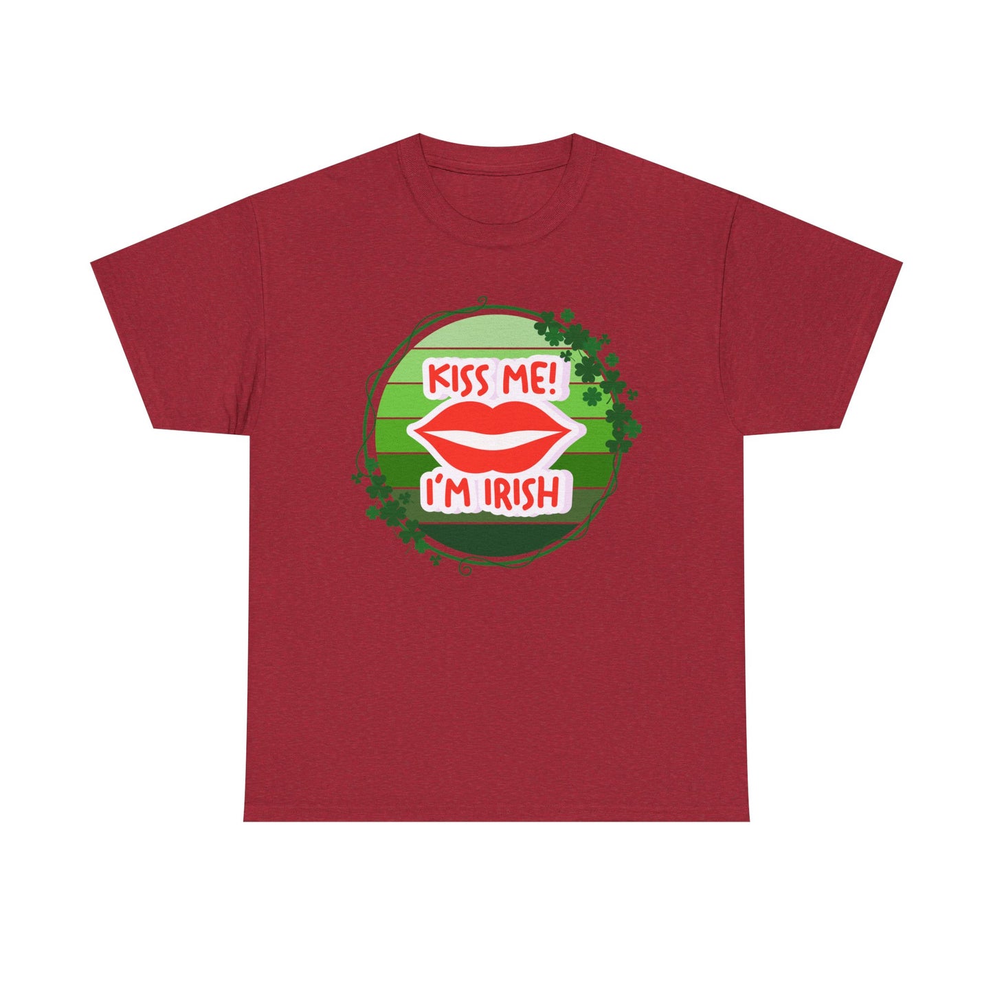 Kiss Me I'm Irish Unisex Heavy Cotton Tee