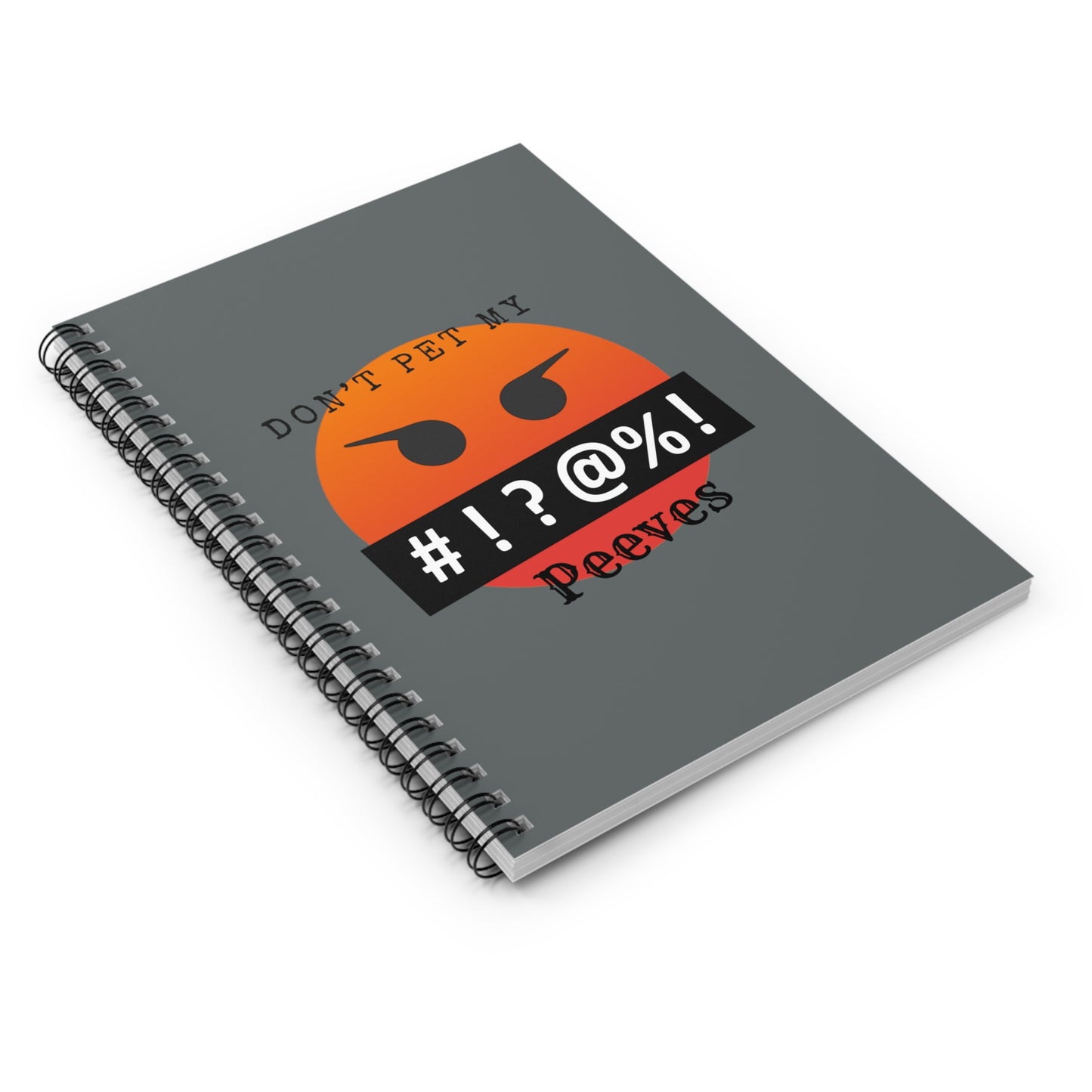 Don't Pet Spiral Notebook - Ruled Line