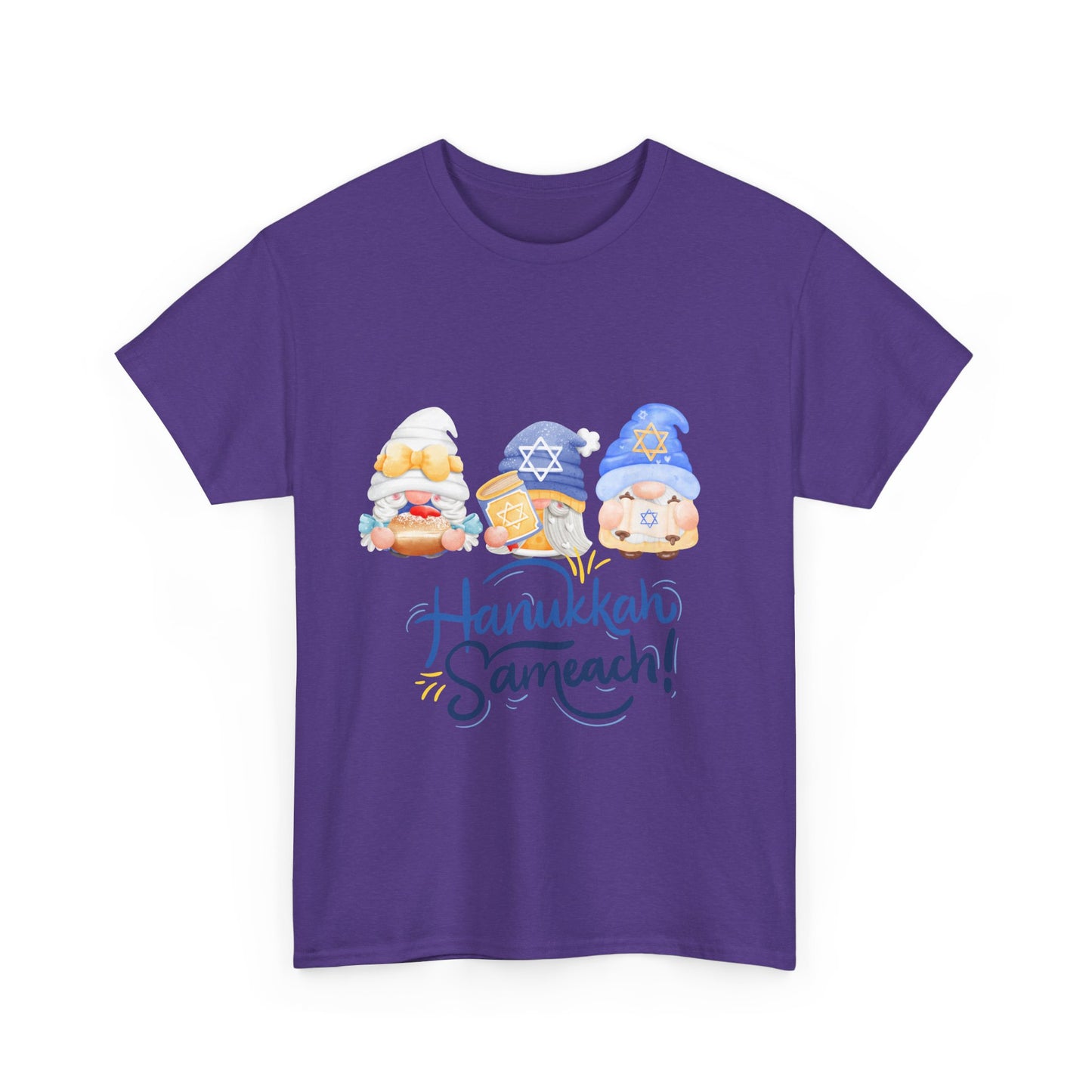 Hanukkah Gnomes Unisex Heavy Cotton Tee
