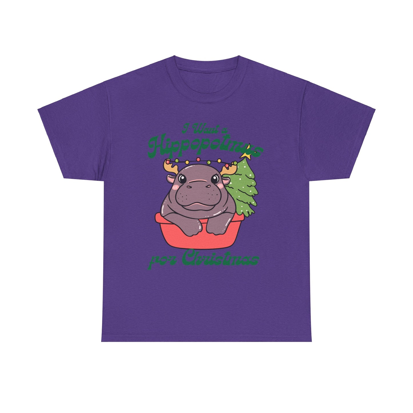 Hippo Unisex Heavy Cotton Tee