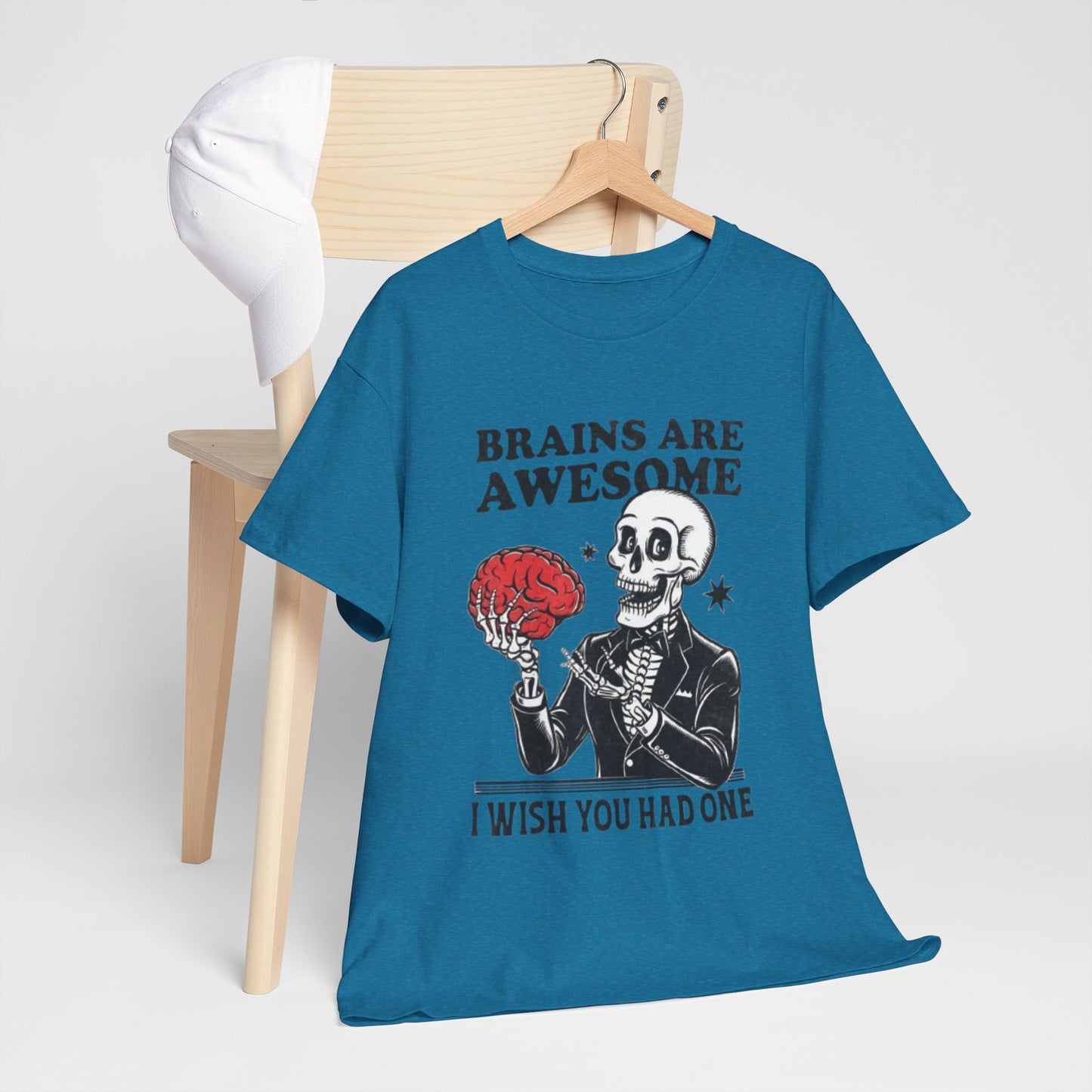 Brains Unisex Heavy Cotton Tee