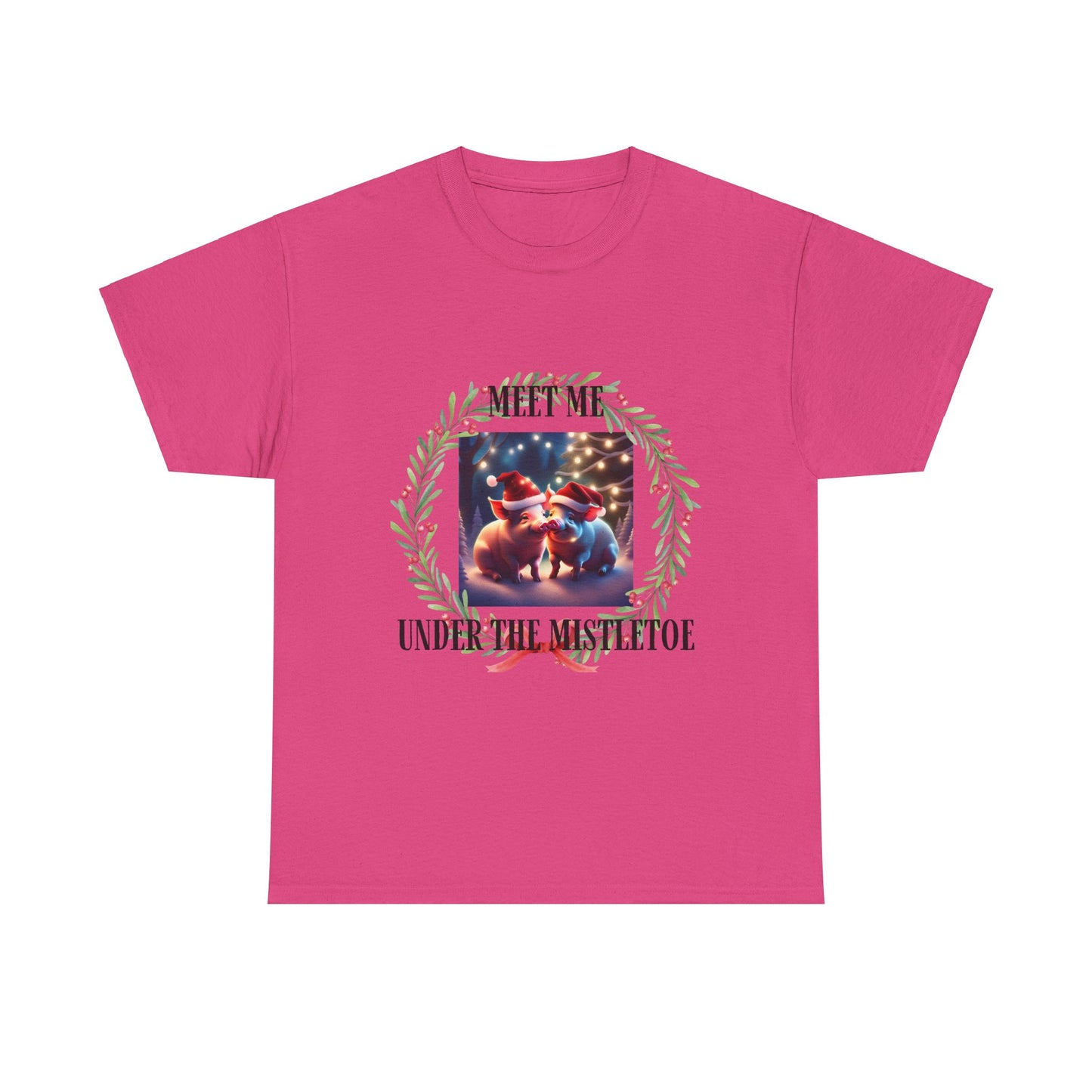 Xmas Pigs Unisex Heavy Cotton Tee