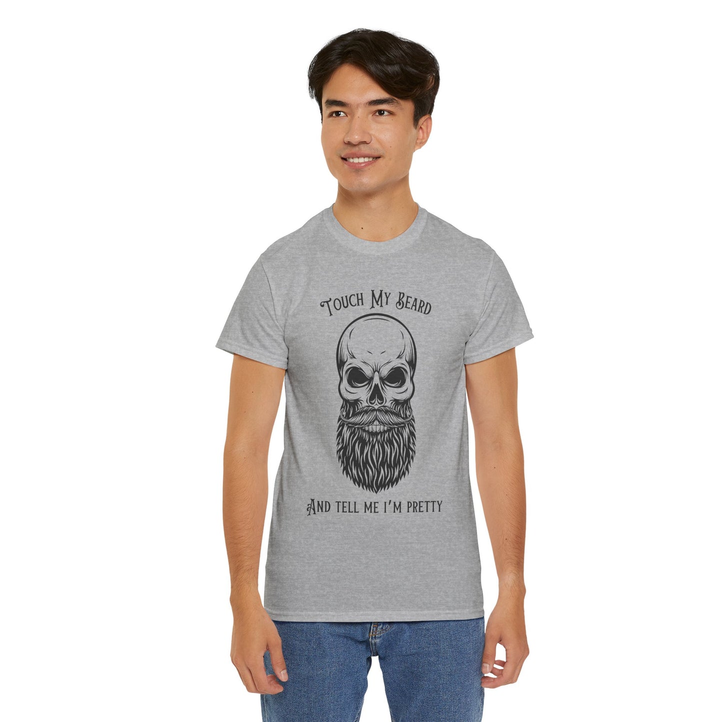 Touch My Beard Unisex Heavy Cotton Tee
