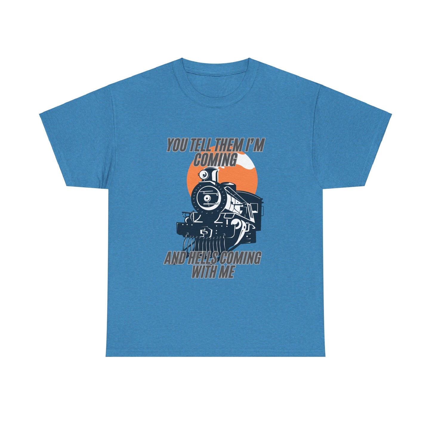 Hell's Coming Unisex Heavy Cotton Tee