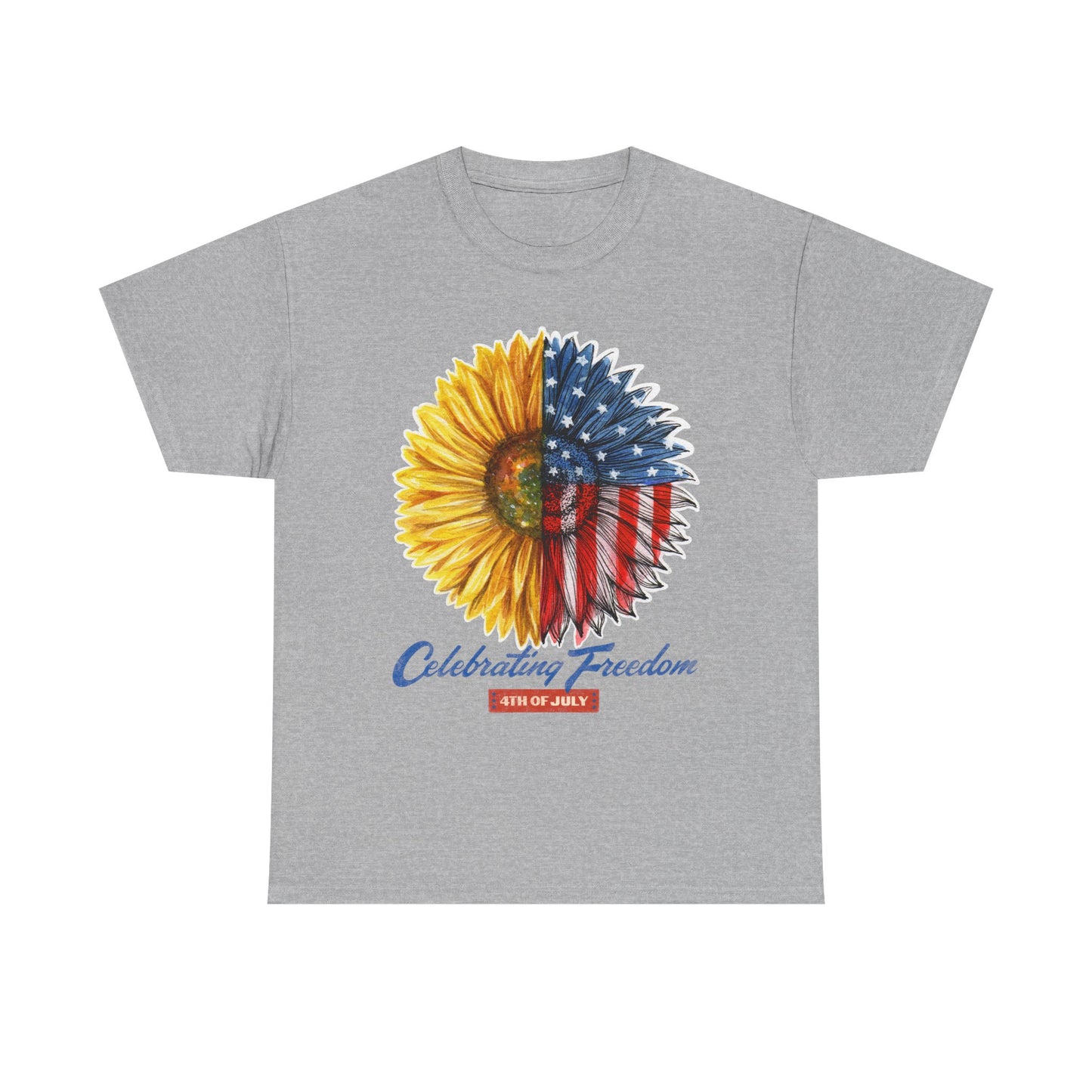Sunflower American Flag