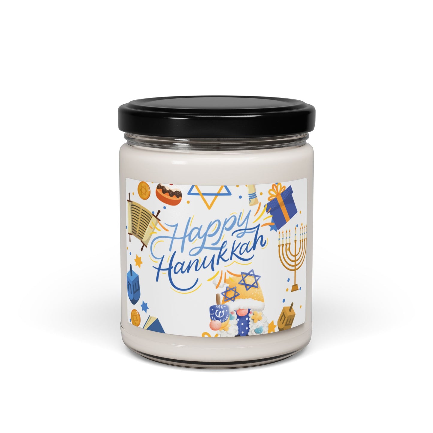 Happy Hanukkah Scented Soy Candle, 9oz