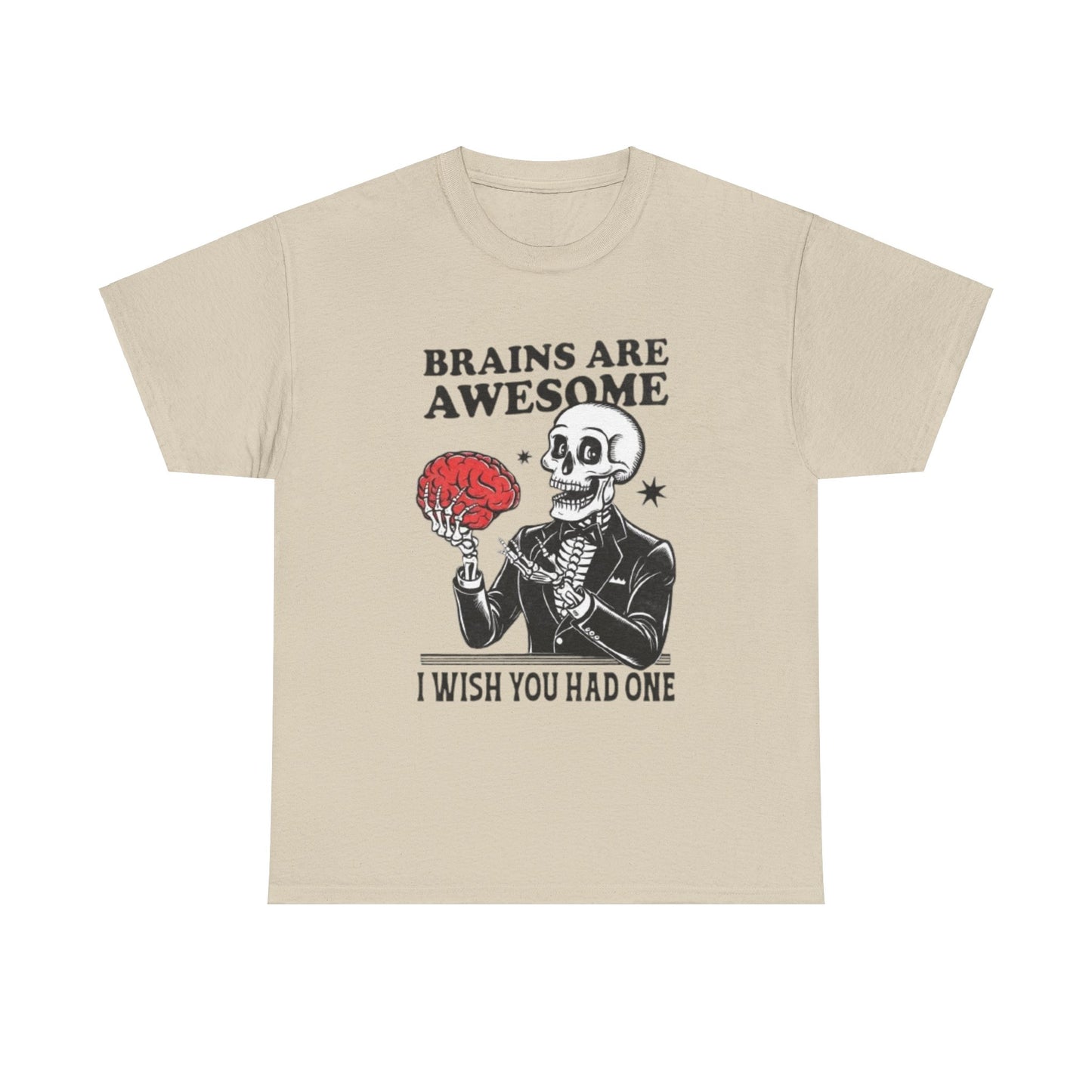 Brains Unisex Heavy Cotton Tee