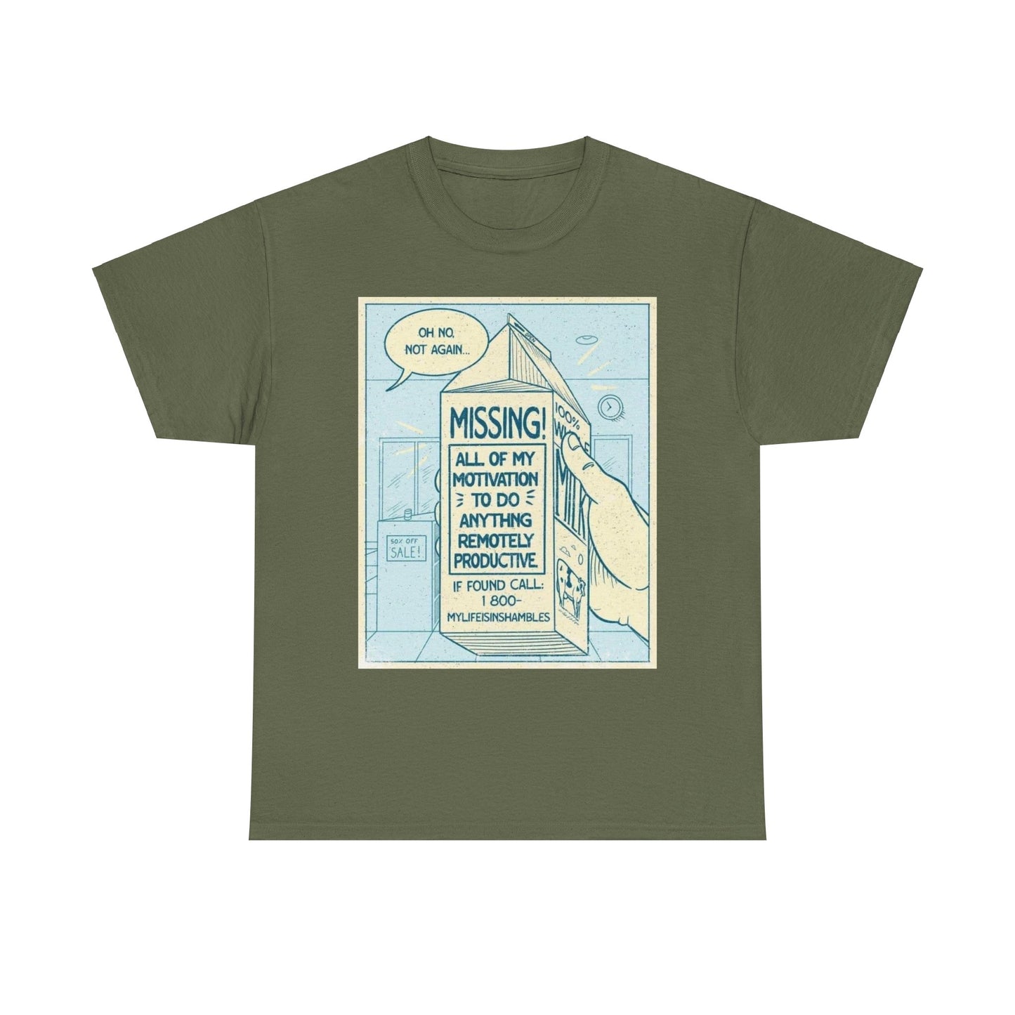 Missing Unisex Heavy Cotton Tee