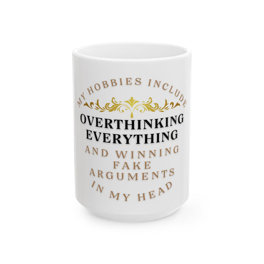 Hobbies Ceramic Mug, (15oz)