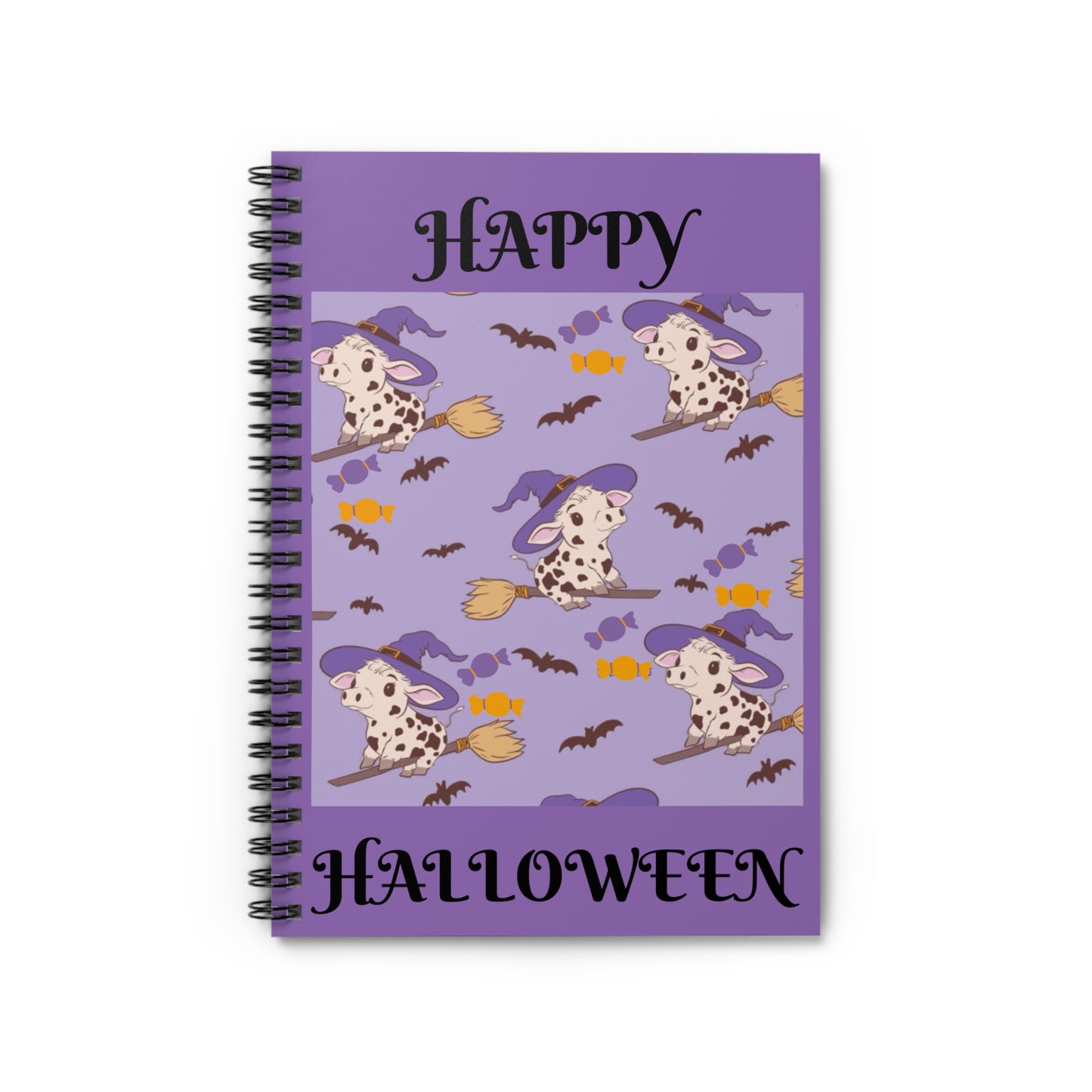 Witch Cows Spiral Notebook - Ruled Line