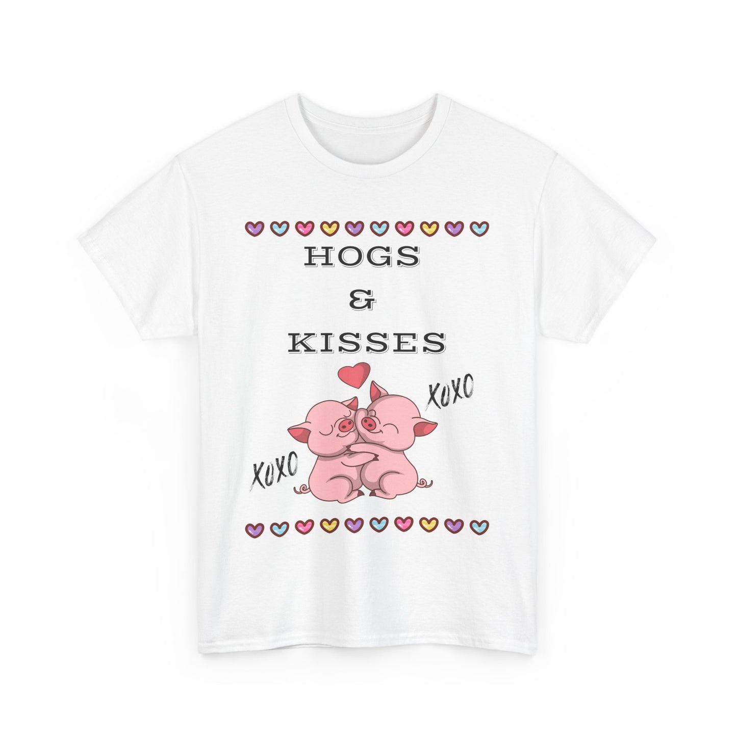 Hogs & Kisses Unisex Heavy Cotton Tee